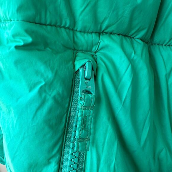 Abercrombie Kids Boys Hooded Puffer Coat Sherpa-Lined Color Block Jacket 13/14 - Picture 3 of 10